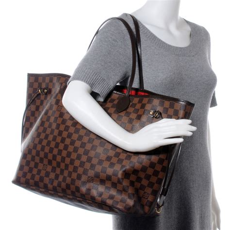 louis vuitton damier ebene hobo|louis vuitton damier neverfull bag.